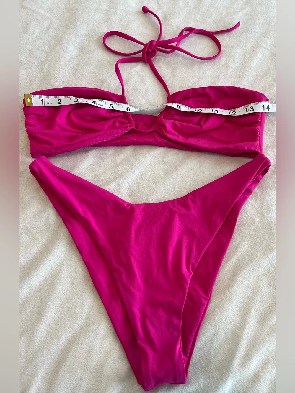 L*Space Bikini Set Dawn Convertible Top & Cabana Bitsy Bottom Large Resortwear